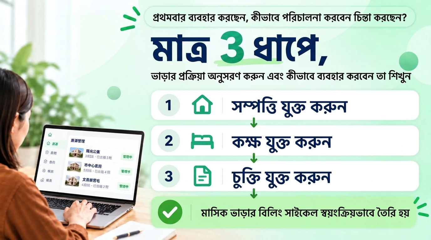 শিখতে কতক্ষণ লাগবে? আপনি শুধু ভাড়ার প্রক্রিয়া অনুসরণ করুন: