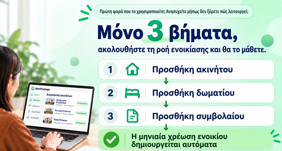 Πόσο καιρό θέλει για να το μάθεις; Απλώς ακολουθήστε τη ροή της ενοικίασης: