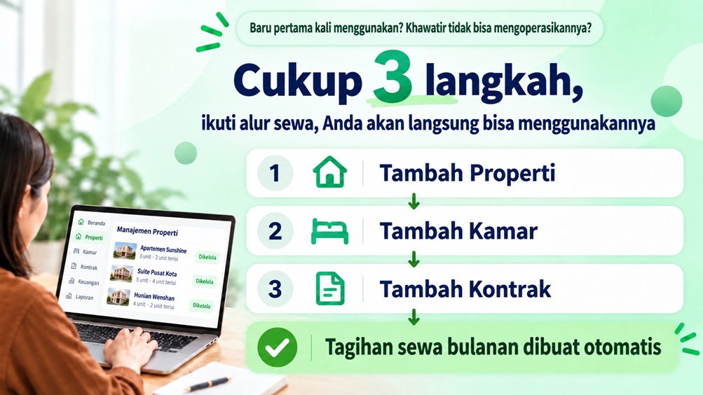 Berapa lama waktu untuk mempelajarinya? Anda cukup mengikuti alur penyewaan Anda: