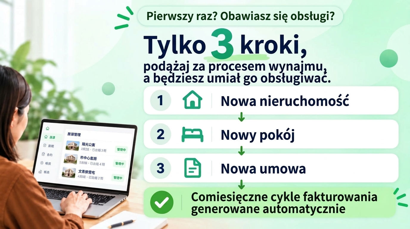 Ile czasu zajmie nauczenie się tego? Wystarczy, że będziesz postępować zgodnie ze swoim procesem najmu: