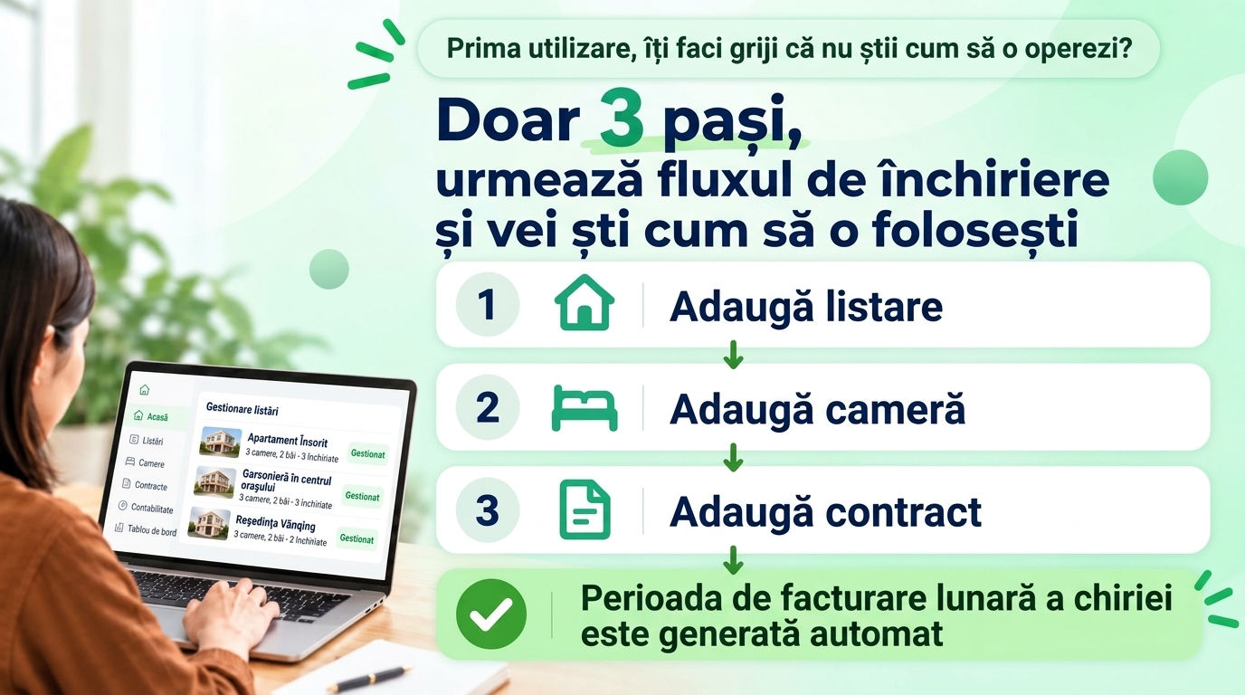 Cât durează până înveți? Trebuie doar să urmați fluxul dumneavoastră de închiriere: