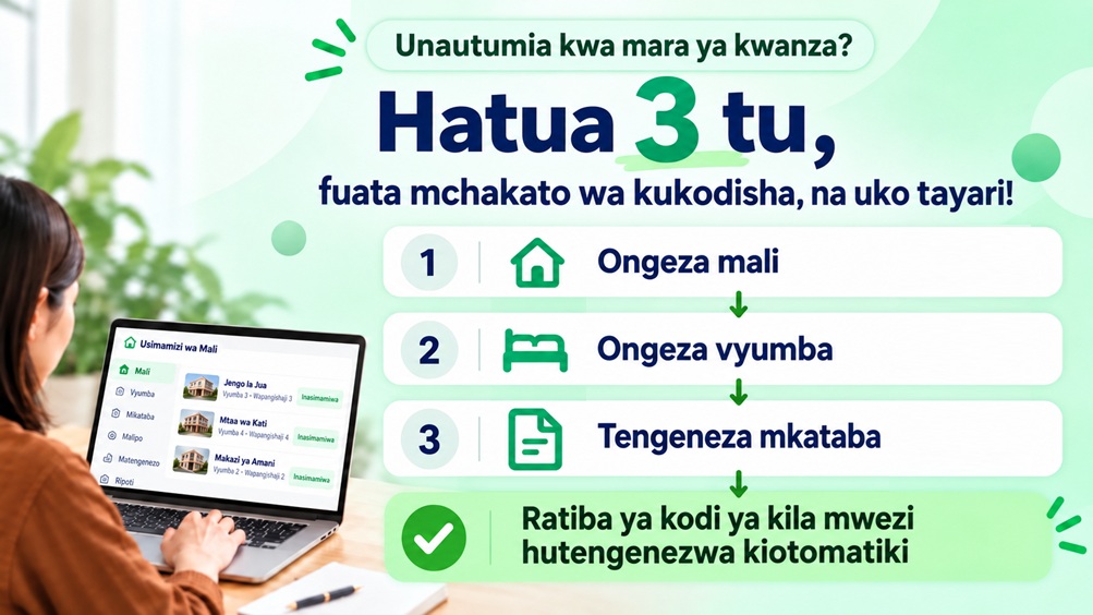 Inachukua muda gani kujifunza? Unachotakiwa ni kufuata mtiririko wako wa kukodisha: