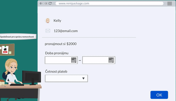Nová smlouva, automatické vytvoření fakturačního období