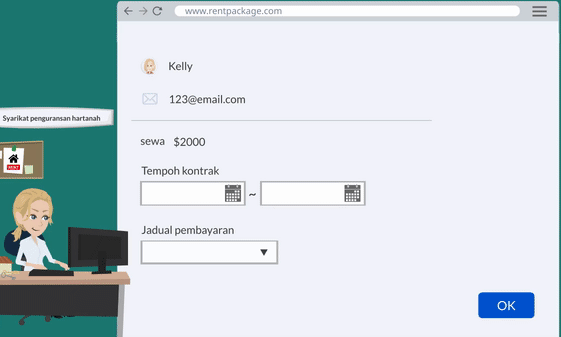 Tambahperjanjian sewa, jana tempoh bil automatik