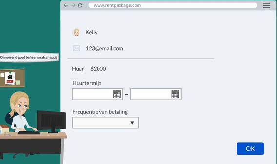 Nieuw contract, automatische facturatieperiode genereren