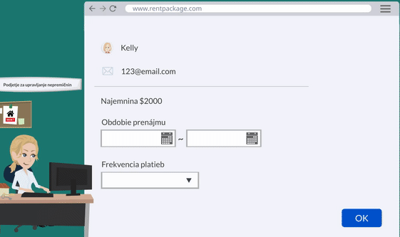 Dodaj novo pogodbo, samodejno ustvari obračunske periode