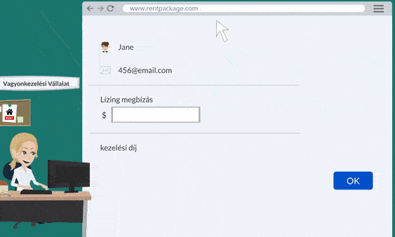 Kizárólag közvetítőknek: A szerződés kitöltése után automatikusan generálódik a kezelési díj periódusa.
