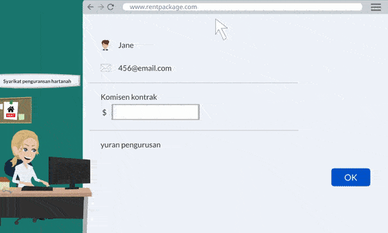 Eksklusif untuk Ejen: Isi sewa, automatik menghasilkan tempoh bil yuran pengurusan