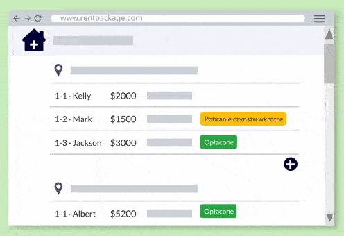 Szybkie poznanie statusu pokoi, umów i rozliczeń