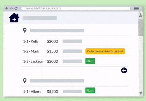 Înțelege rapid starea fiecărei camere, contract, conturi