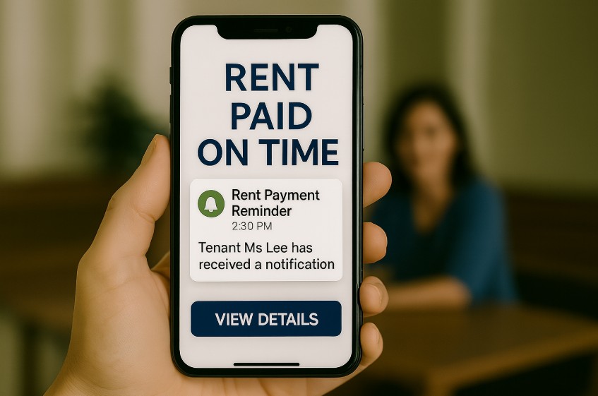 Accessible on mobile and PC for flexible and quick rental management anywhere, anytime. - landlord A