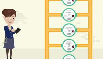 قراءات العدادات، فقط أدخل القراءة الحالية وسيتم حساب المبلغ تلقائيًا!