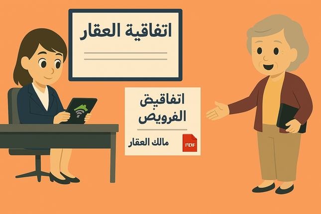 خاص بالوكيل: التوقيع عبر الإنترنت على عقد تفويض المالك