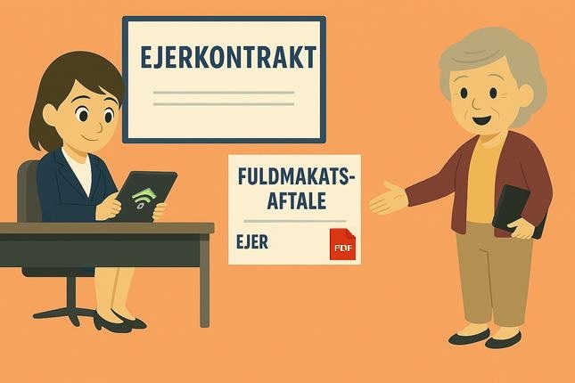 Kun for mæglere: Online underskrift af ejeraftale