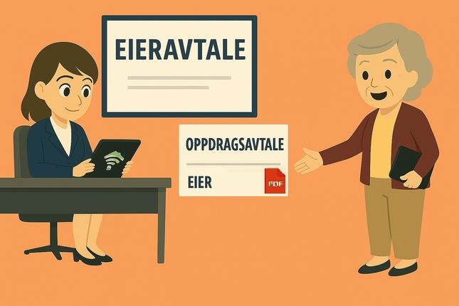 Kun for meglere: Online signering av eieravtale