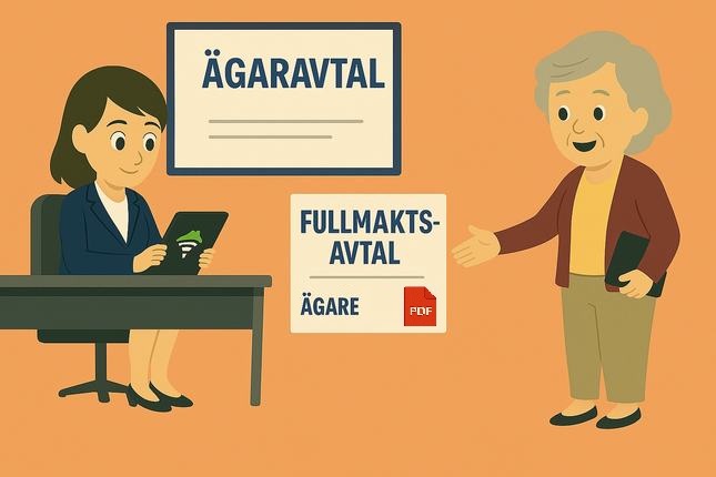 Exklusivt för mäklare: Online signering av fastighetsägaravtal