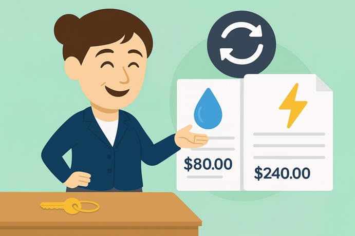 After creating a periodic utility billing group,monthly rent, utility fees, management fees, etc., can be automatically generated,