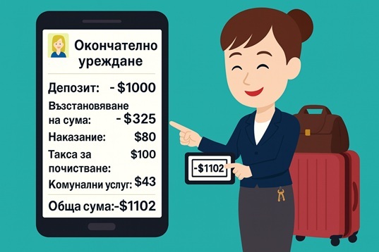 Без ръчно изчисление при напускане! Системата автоматично изчислява окончателната сметка при напускане.