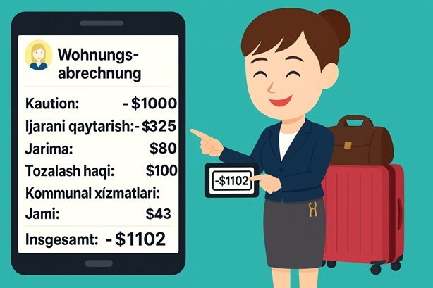 Keine Sorgen bei Kündigung! Das System erstellt die Schlussabrechnung automatisch.