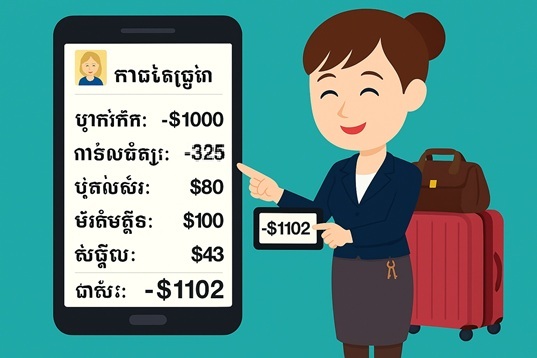 ពុំចាំបាច់គណនាការចាកចេញ! ប្រព័ន្ធគណនាវិក័យប័ត្រចង់ចេញដោយស្វ័យប្រវត្តិ