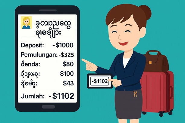 ငှားရမ်းခွန်စိစစ်မှုမလိုပါ! စနစ်ပြန်လည်ငှားရမ်းခြင်းအင်ကျရင်းစာရင်းကို အလိုအလျောက်တွက်ချက်ပေးသည်။