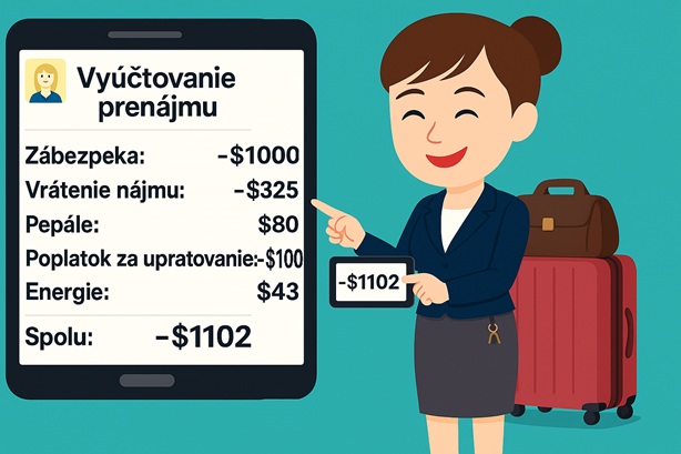 Žiadne výpočty pri zániku nájmu! Systém automaticky vypočíta konečný účet pri zániku.