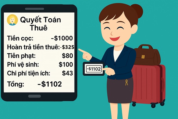 Không cần tính toán khi trả nhà! Hệ thống tự động tính hóa đơn kết thúc thuê